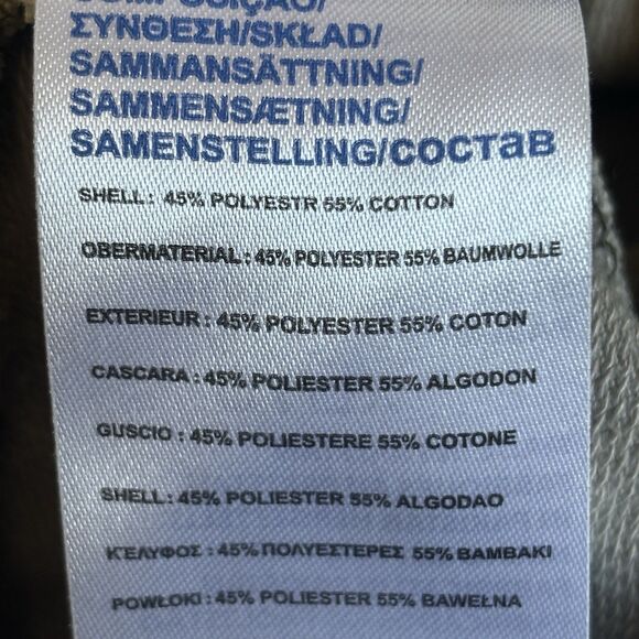 Men Thrashed Quarter Zip Pullover Hoodie Gray Size XL Grunge Punk Distressed 90s - Picture 14 of 14